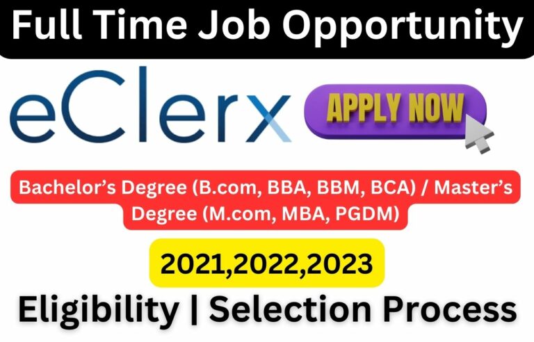 eClerx Hiring Drive