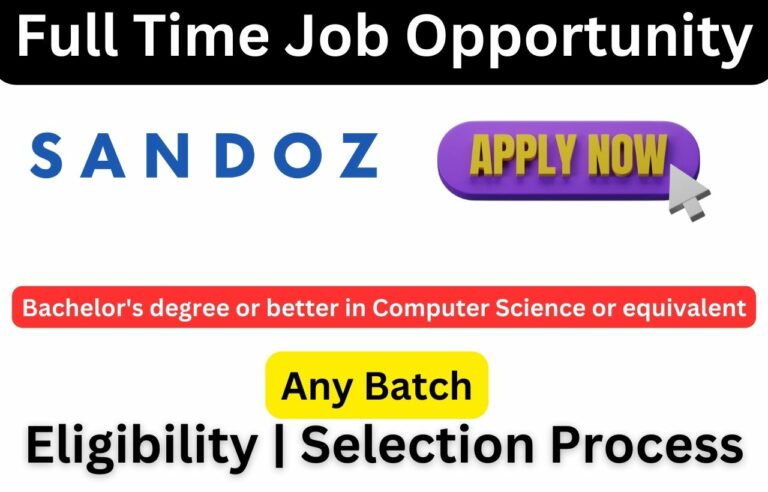 Sandoz India Pvt Ltd Hiring Drive