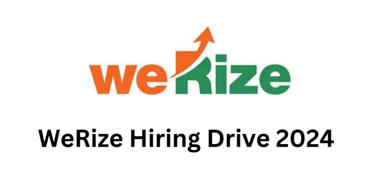 WeRize Hiring Drive