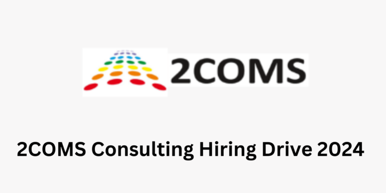 2COMS Consulting Hiring Drive