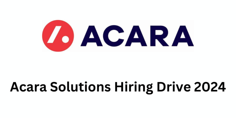 Acara Solutions Hiring Drive