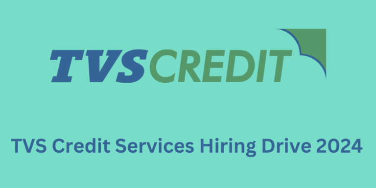 TVS Credit Services Hiring Drive