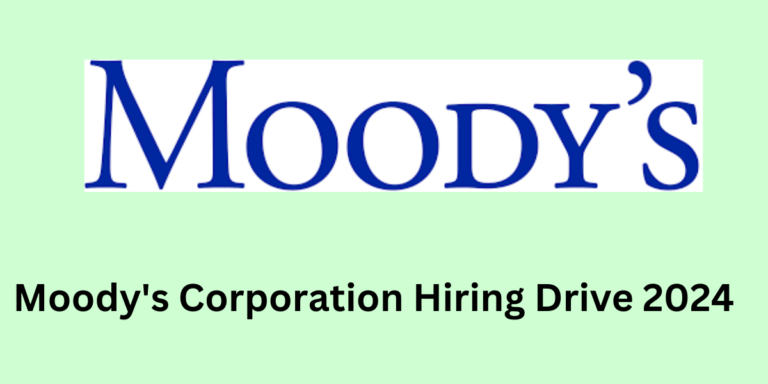 Moody's Corporation Hiring Drive