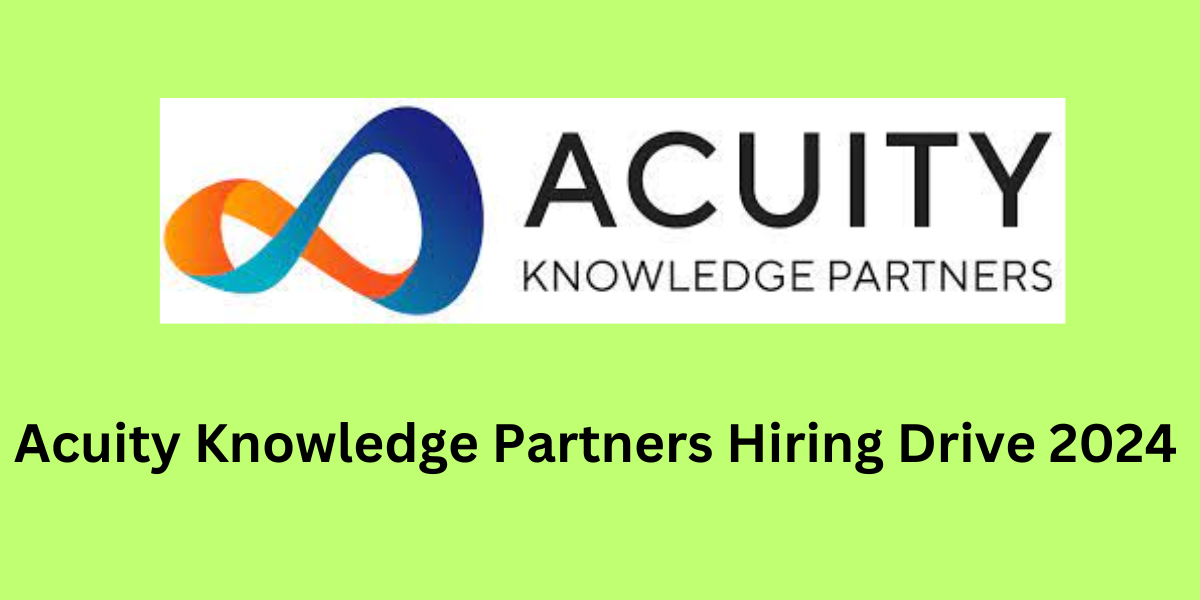 Acuity Knowledge Partners Hiring Drive