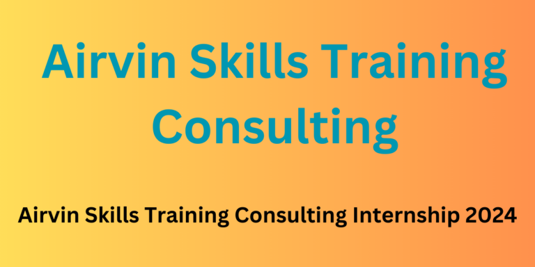 Airvin Skills Training Consulting Internship