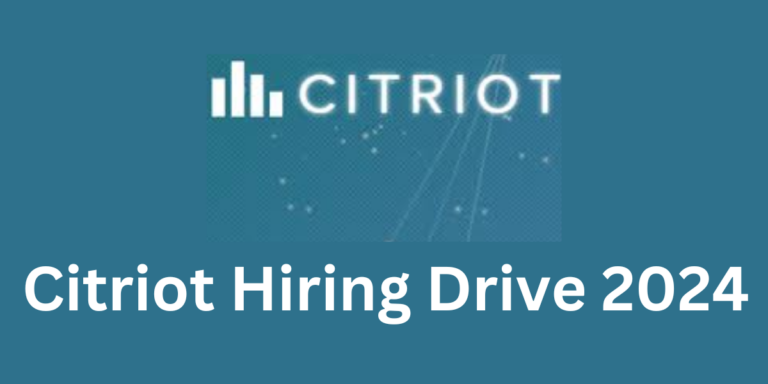 Citriot Hiring Drive