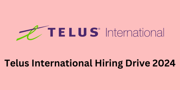 Telus International Hiring Drive