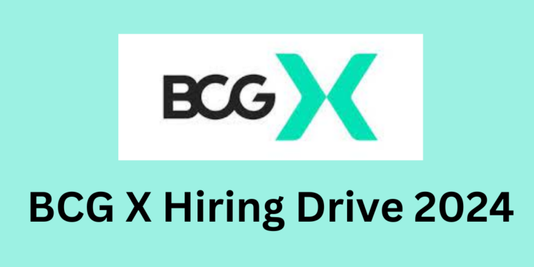 BCG X Hiring Drive