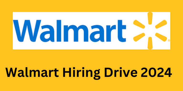 Walmart Hiring Drive