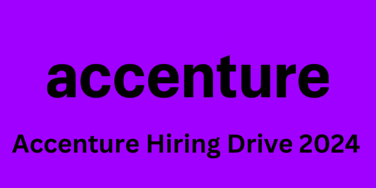 Accenture Hiring Drive