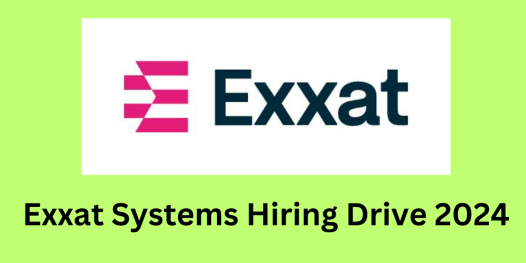 Exxat Systems Hiring Drive