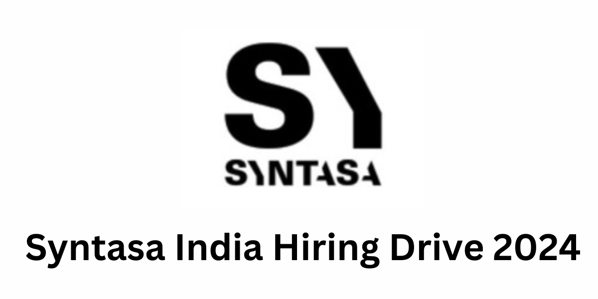 Syntasa India Hiring Drive