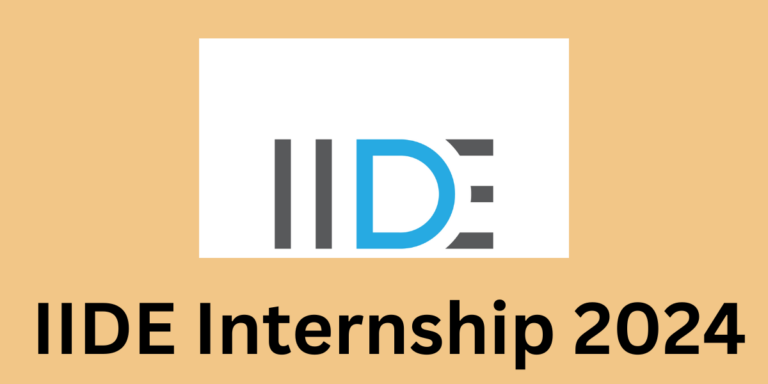 IIDE Internship