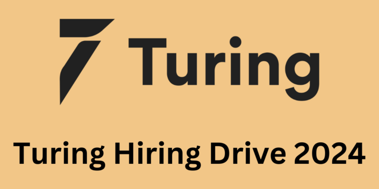 Turing Hiring Drive