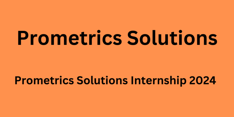 Prometrics Solutions Internship