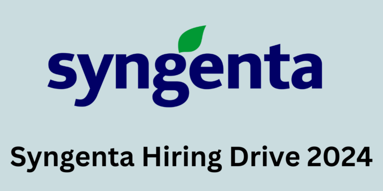 Syngenta Hiring Drive