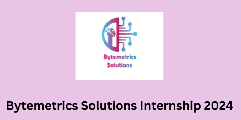 Bytemetrics Solutions Internship