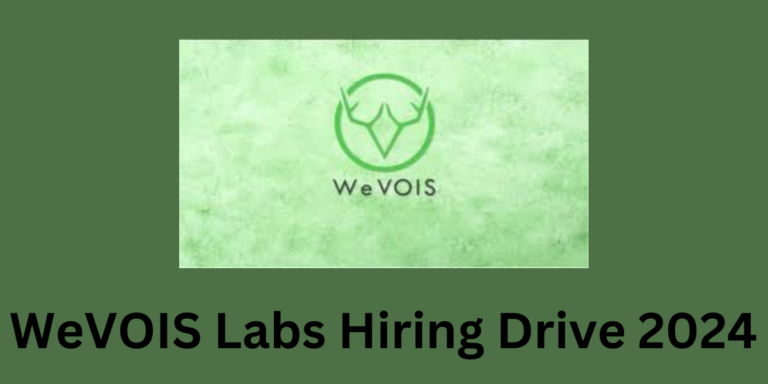 WeVOIS Labs Hiring Drive
