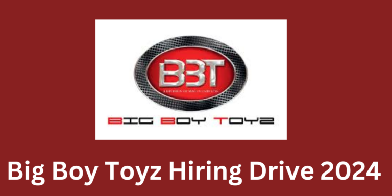 Big Boy Toyz Hiring Drive