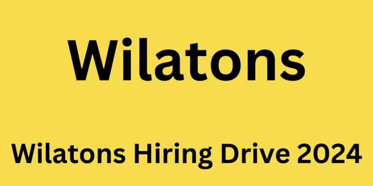 Wilatons Hiring Drive