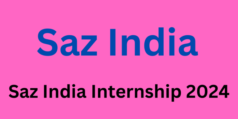 Saz India Internship