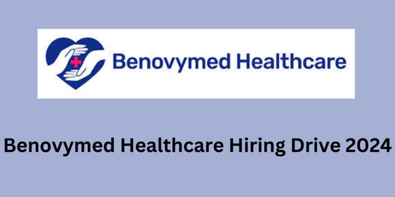 Benovymed Healthcare Hiring Drive