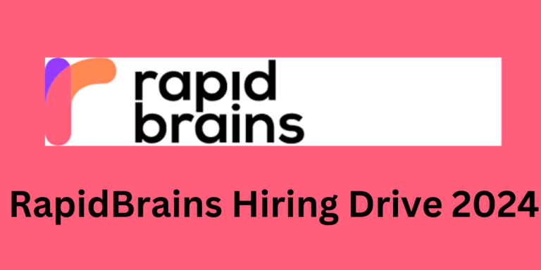 RapidBrains Hiring Drive