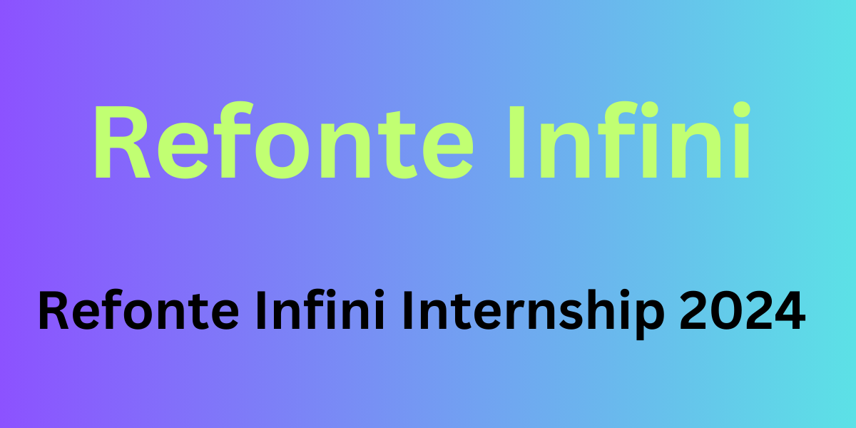 Refonte Infini Internship