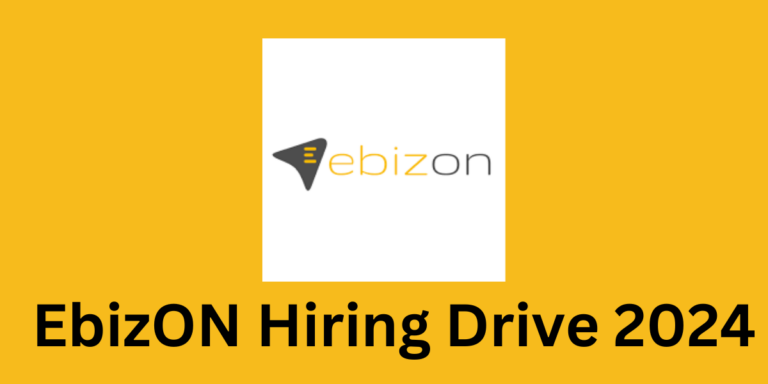 EbizON Hiring Drive