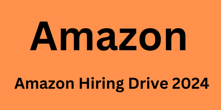 Amazon Hiring Drive