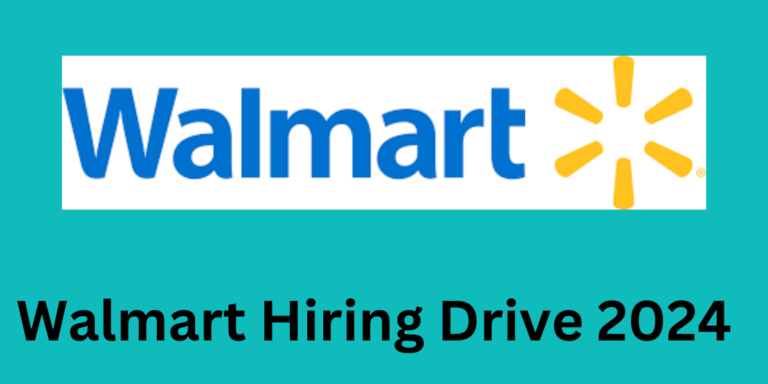 Walmart Hiring Drive