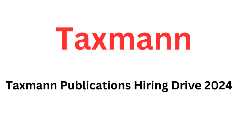 Taxmann Publications Hiring Drive