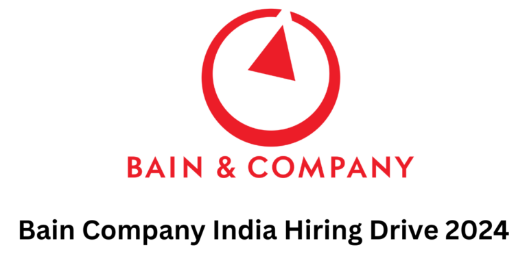 Bain Company India Hiring Drive
