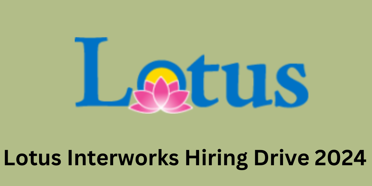 Lotus Interworks Hiring Drive