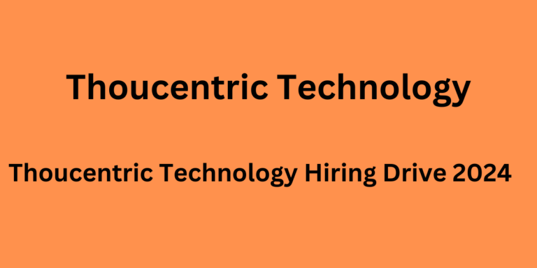 Thoucentric Technology Hiring Drive