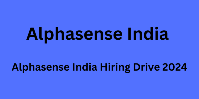 Alphasense India Hiring Drive