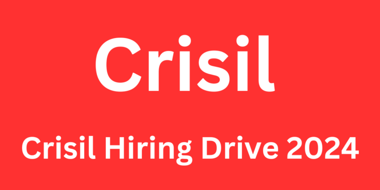 Crisil Hiring Drive