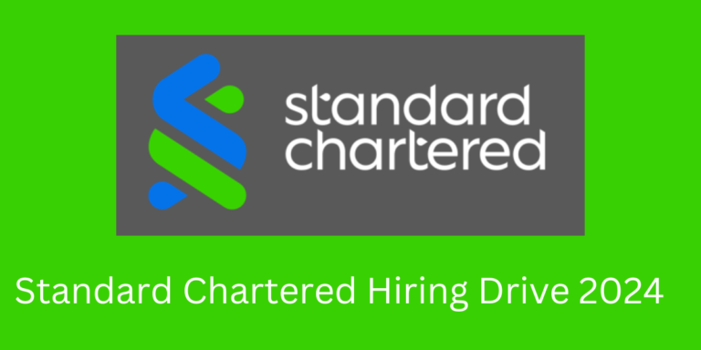 Standard Chartered Hiring Drive