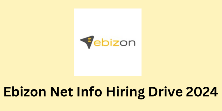 Ebizon Net Info Hiring Drive