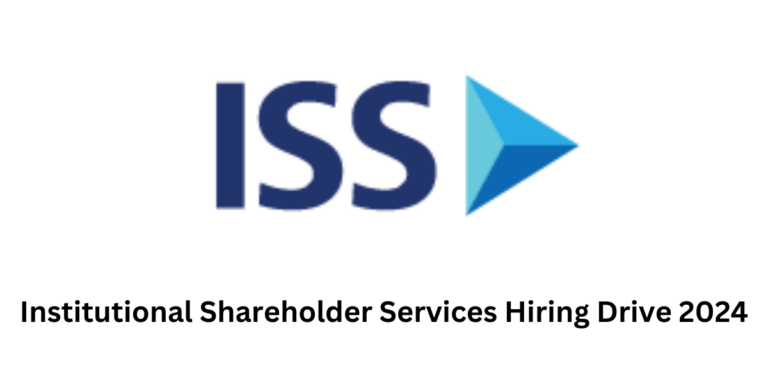 Institutional Shareholder Services Hiring Drive