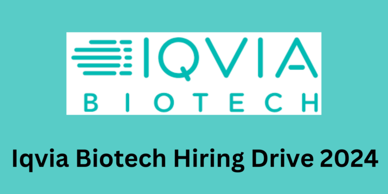Iqvia Biotech Hiring Drive