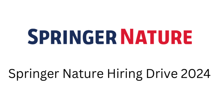 Springer Nature Hiring Drive