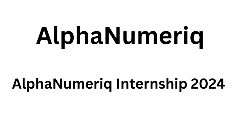 AlphaNumeriq Internship