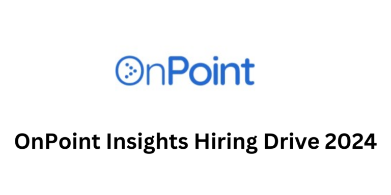 OnPoint Insights Hiring Drive