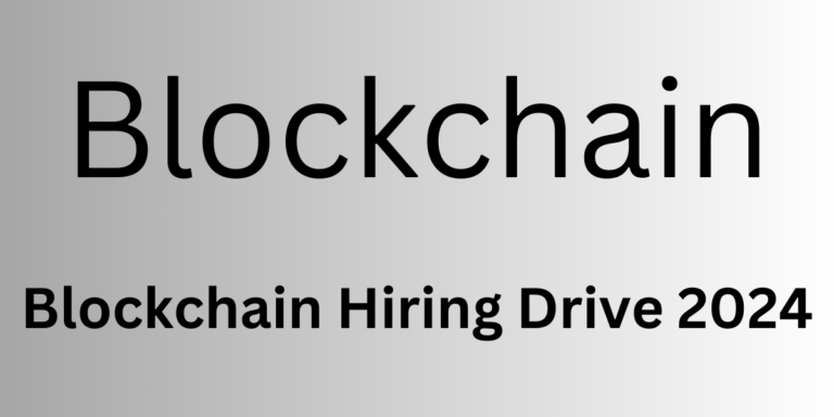 Blockchain Hiring Drive