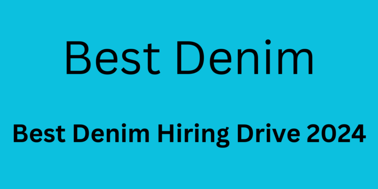 Best Denim Hiring Drive