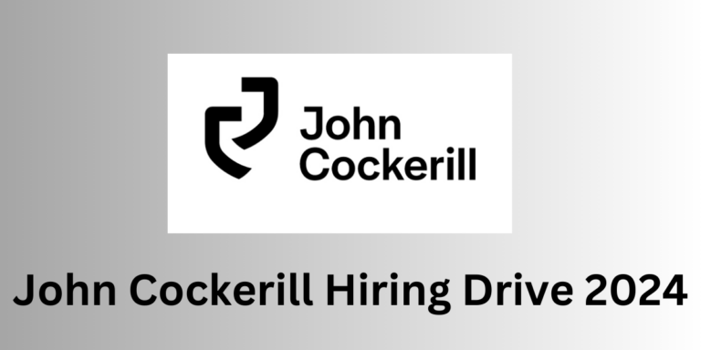 John Cockerill Hiring Drive