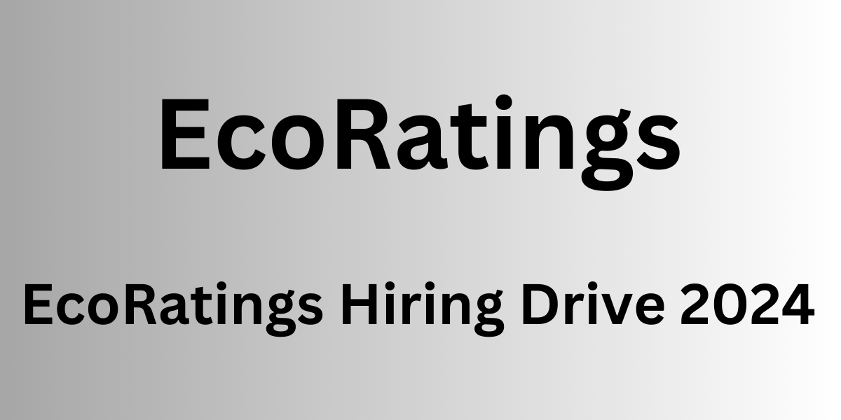 EcoRatings Hiring Drive