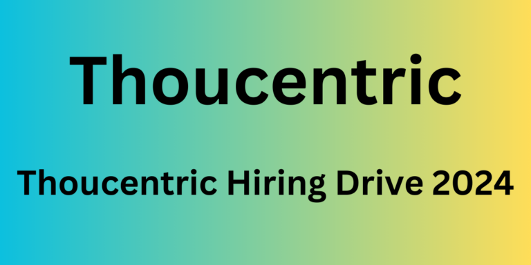 Thoucentric Hiring Drive