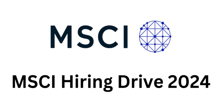 MSCI Hiring Drive